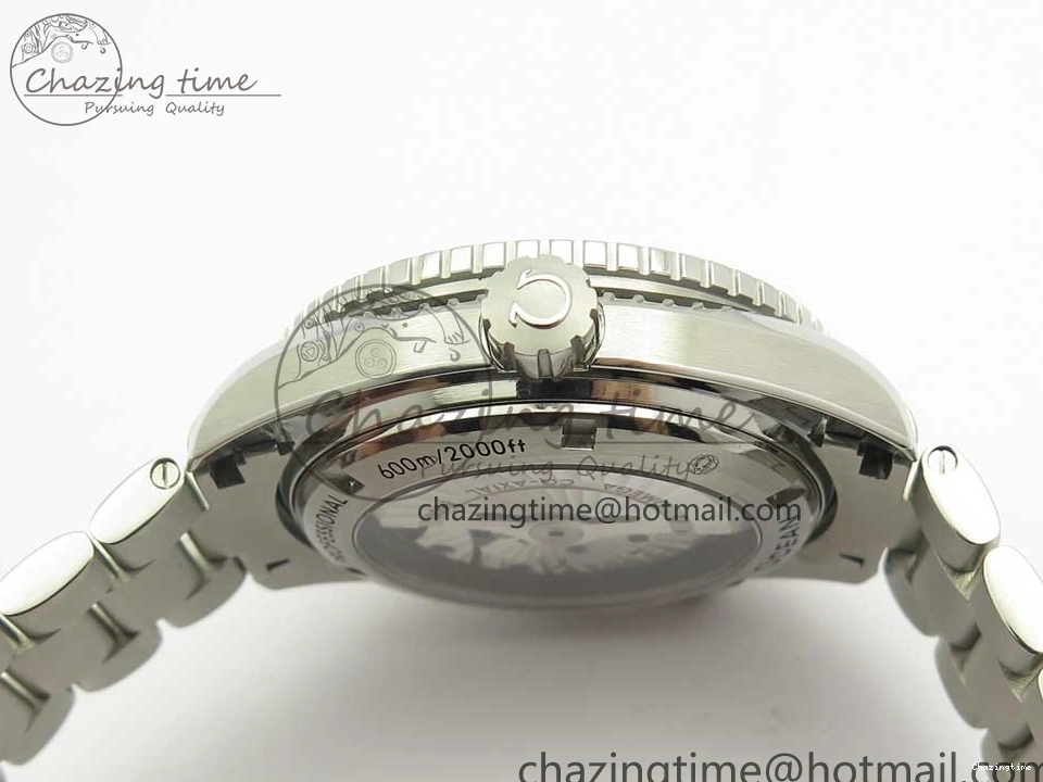 0128 Tailored Planet Ocean Professional Orange Bezel 45.5mm 1:1 VSF Best Edition on SS Bracelet A8500 Super Clone (2 Straps) 7950